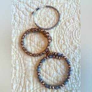 Alex and Ani Mixed Metal Bracelet Set